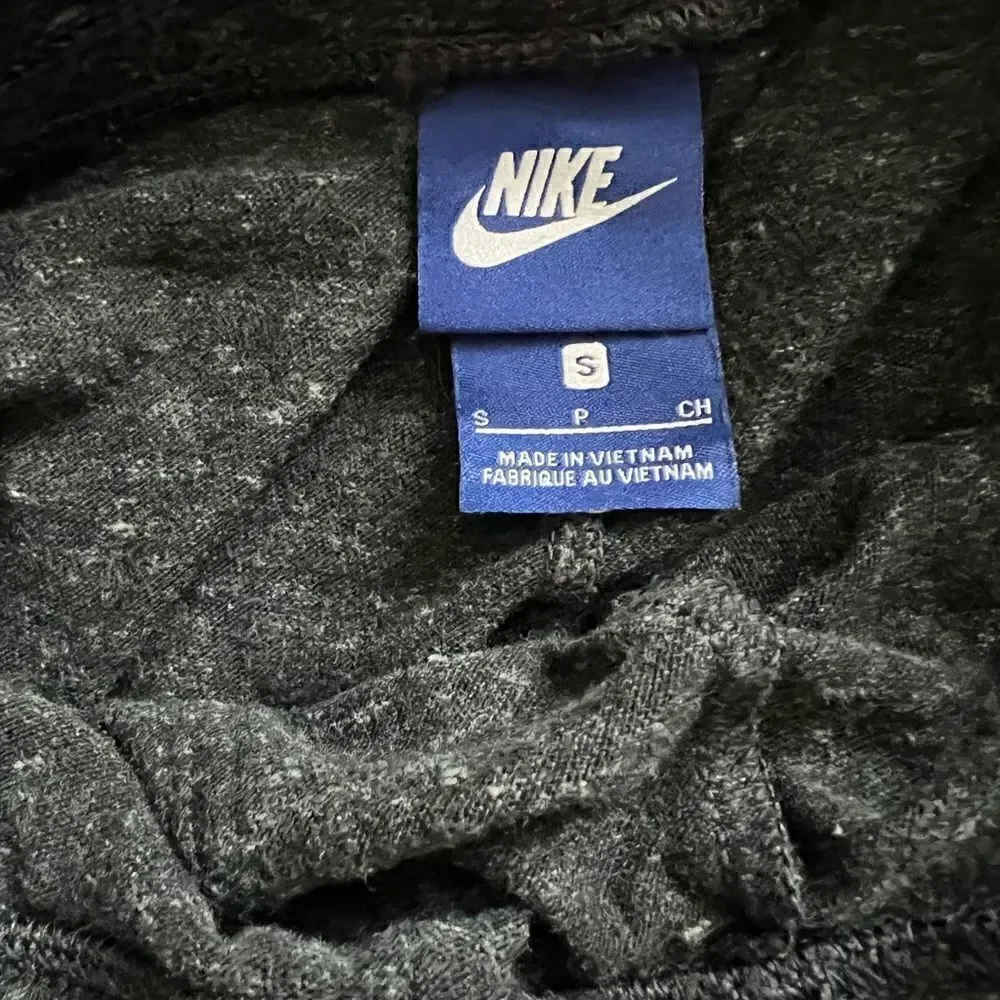 Nike Large Girl's Drawstring Jersey Marled Knit Pants S